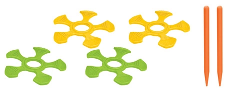 WOOPIE Gra Serso Zręcznościowa Rzut do Celu Paliki Kółka