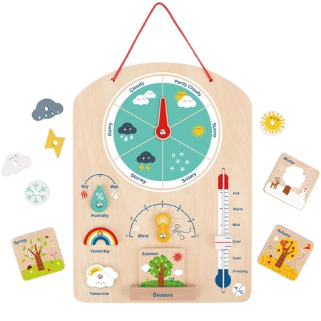 Tooky Toy Edukacyjne Pudełko dla Dzieci z 6w1 od 3 Lat