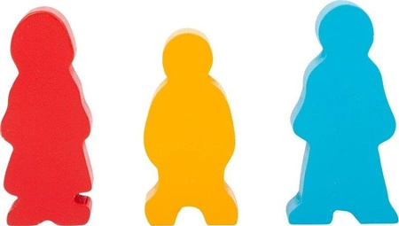 Kolejka drewniana zestaw z akcesoriami Pociąg w podróży 11491-Small Foot, kolejki dla dzieci z mostem