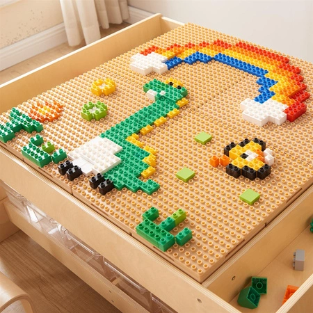 MASTERKIDZ Zestaw Klocków Konstrukcyjnych STEM 135 el. z Nakładką na Panel 4 szt.