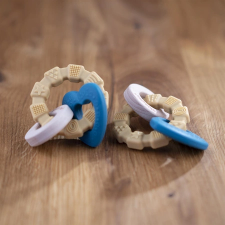 GRYZAK PIERŚCIEŃ SERCE SILIKON DREWNO GILIGUMS