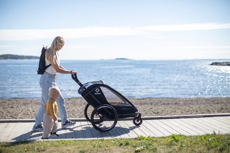 Hamax - Przyczepka rowerowa BREEZE, podwójna - Back