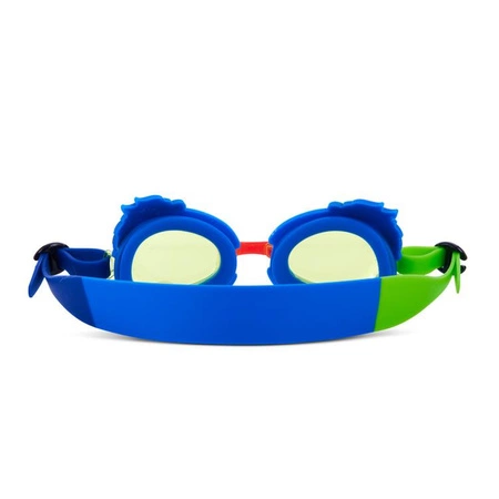 Okulary do pływania dla dzieci, Mini smok, zielony, 3+, Aqua2ude