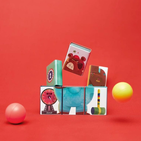 Metalowe puszki do zbijania Niedźwiedź Applepop 3+, Janod