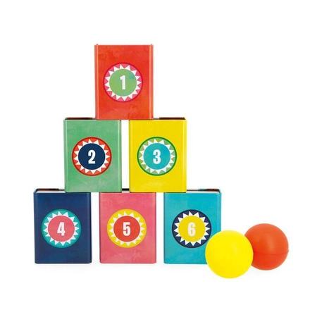 Metalowe puszki do zbijania Niedźwiedź Applepop 3+, Janod