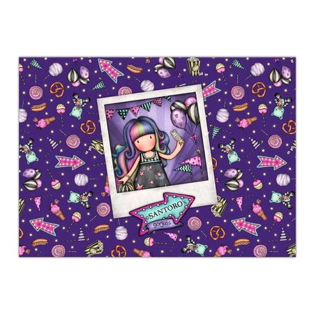 Zestaw Teczek A4 - Gorjuss - Fairground - Fireworks / Up and Away