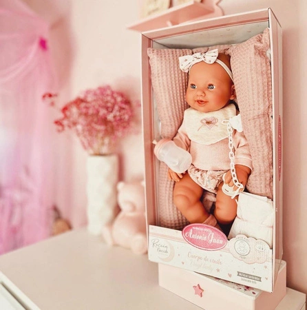Lalka Mia siusiająca z poduszką Antonio Juan 50414