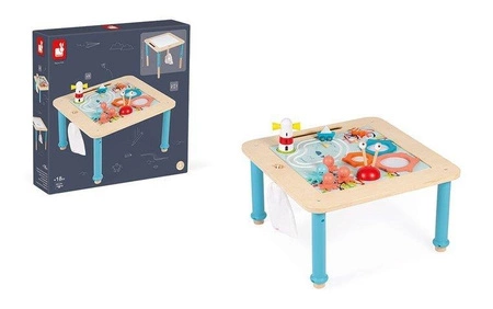 Drewniany progresywny stolik aktywizujący 18 m+, Janod