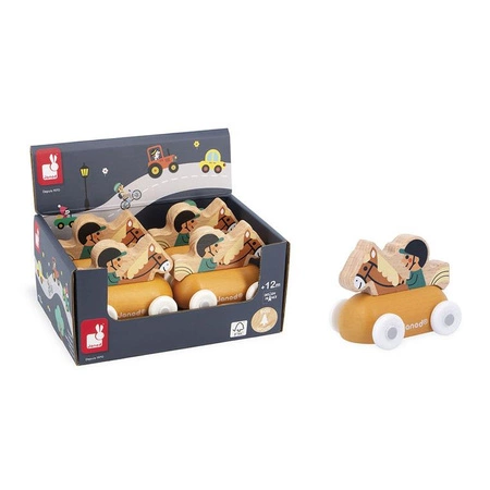 Janod Pojazd Jeździec konny Biała Dolina Cross Roads 12m+