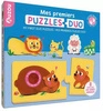 Auzou Puzzle sensoryczne Zwierzątka z rodzicami 36882