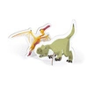 Puzzle edukacyjne z figurkami 3D Dinozaury 200 elementów 6+, Janod