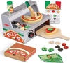 Top & Bake - drewniana lada i piec do robienia pizzy 34 el 19465- Melissa & Doug, zabawa w gotowanie
