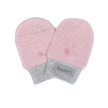 Juddlies Organic Raglan Rękawiczki Niedrapki Pink