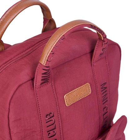 Childhome Plecak dziecięcy Mini Club Signature Urban Burgundy