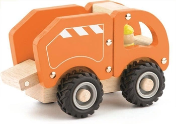 Śmieciarka z gumowymi kołami