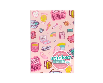 Naklejki w Pakiecie z Kopertą, Szefowa  200 naklejek, Sticker Stash - Ooly