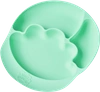 Nana's Manners GREEN Talerz silikonowy z przyssawką