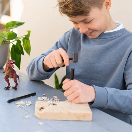 Figurka Dinozaura i Szkielet Dinozaura, Zestaw Kreatywny, Wykopaliska, T-Rex