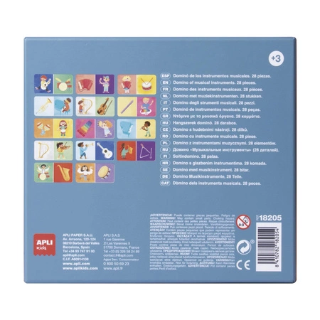 Gra Domino Expressions Apli Kids - Muzyka