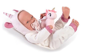 Lalka jednorożec z maskotką Antonio Juan 50268