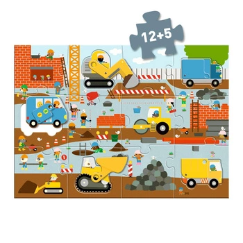 Puzzle kartonowe gigant PLAC BUDOWY DJ07167