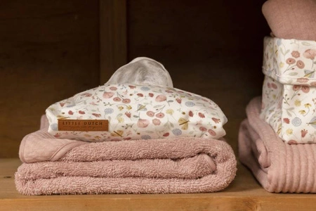 Little Dutch Otulacze 70 x 70 cm (2 szt.) Pure Pink Blush / Flowers & Butterflies TE50321455