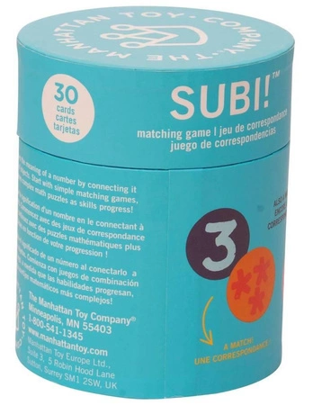 Poznaj cyfry zestaw Subi 160250-Manhattan Toy, zabawki edukacyjne