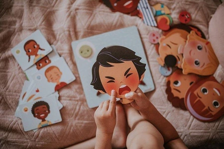 Magnetyczna układanka Emocje, Janod