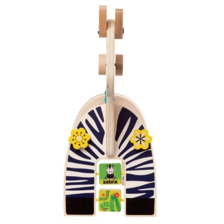 Zabawka edukacyjna Kolorowa zebra w paski, 316310-Manhattan Toy, kostka motoryczna
