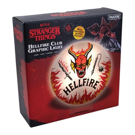 Lampka Stranger Things klub Hellfire - Logo