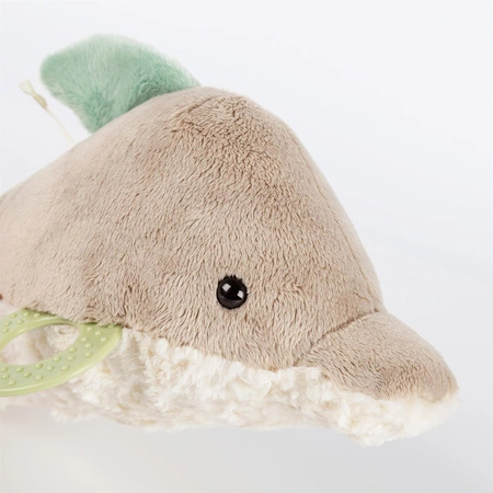 Zabawka rozwojowa Delfin szeleścik grzechotka gryzaczek piszczałka sigikid