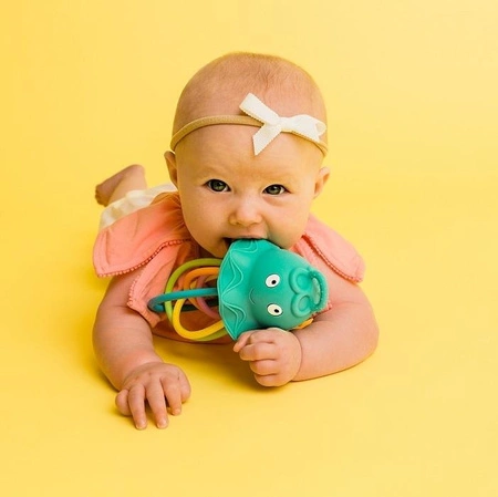 Baby Banana Grzechotka i Gryzak Meduza