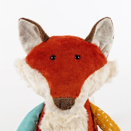 Zabawka rozwojowa Lisek szeleścik grzechotka gryzaczek piszczałka sigikid