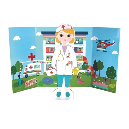 Lalka Florence kreatywny zestaw magnetyczny