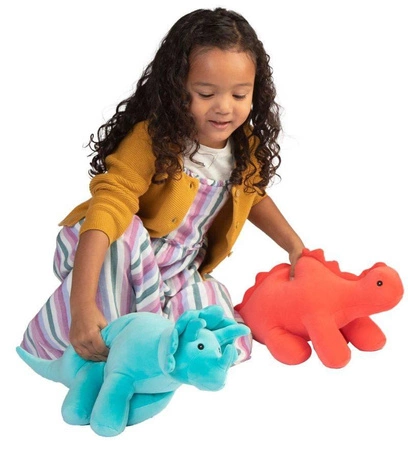 Pluszak Dinozaur Stegozaur Velveteen 159470-Manhattan Toy, maskotki dla dzieci