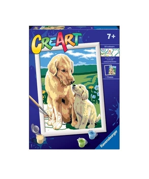 CreArt Malowanie Po Numerach Dla Dzieci - Pieski