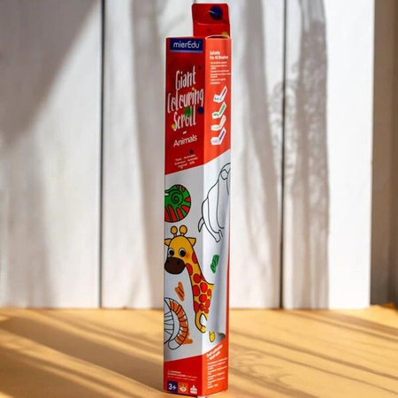 mierEdu Gigantyczna kolorowanka w rolce - Zwierzęta ME246