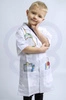 WOOPIE Strój Fartuch Lekarza Doktora Ubranko dla Dzieci do ok. 120 cm