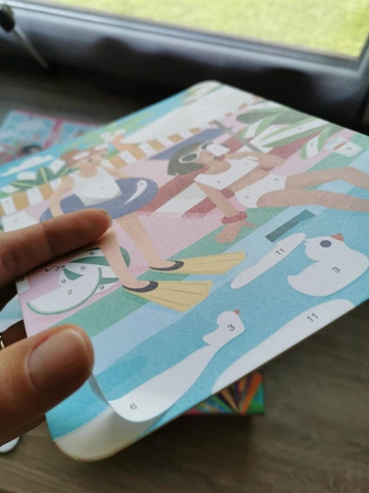 Zestaw artystyczny kalkomanii z folią Apli Kids - Moda