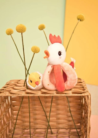 LILLIPUTIENS Grzechotka chwytak Kokoszka Paulette 6 m+