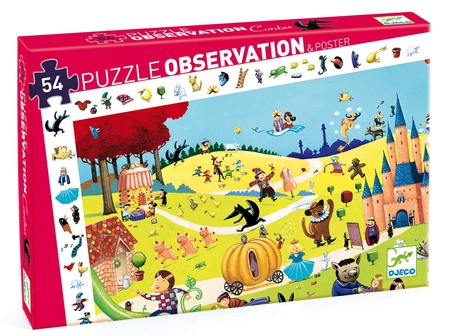 Puzzle obserwacja OPOWIEŚĆ - 54 el.DJ07561