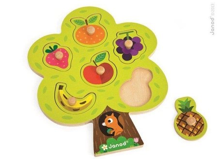 Układanka drewniana Drzewo owocowe, Janod