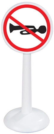 WOOPIE Zestaw Edukacyjny Mini Znaków Drogowych 16 el. + Samochodzik