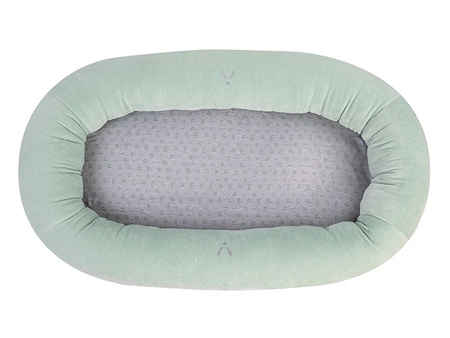 Kokon dla niemowląt RestNess zielony&szary PIAPIMO