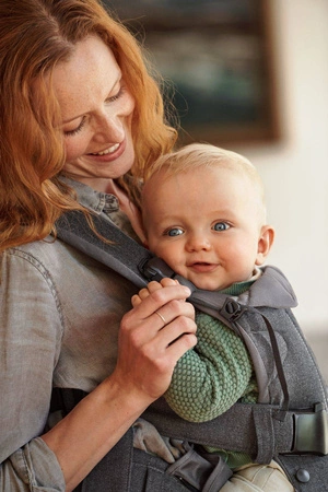 BABYBJORN ONE - nosidełko, Denim Szary/Ciemnoszary