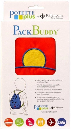 Worek-Plecak Przedszkolaka, czerwony, Potette Plus