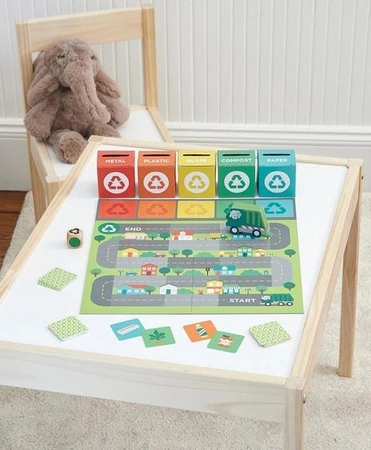 Petit Collage Gra Posegreguj Śmieci Recykling