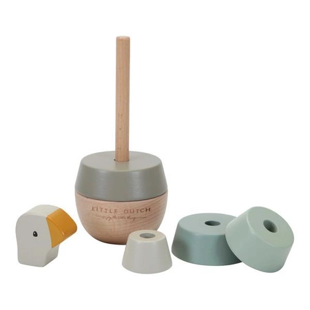 Little Dutch Drewniana piramida gąska LD7073