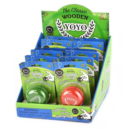 Drewniane jojo 5 cm (4 kolory)