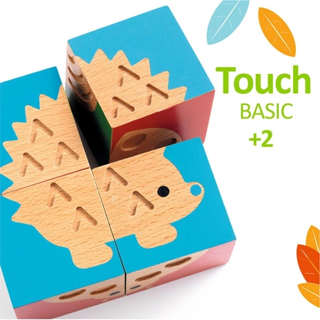 Układanka drewniana z kostek Touch Basic DJ06217